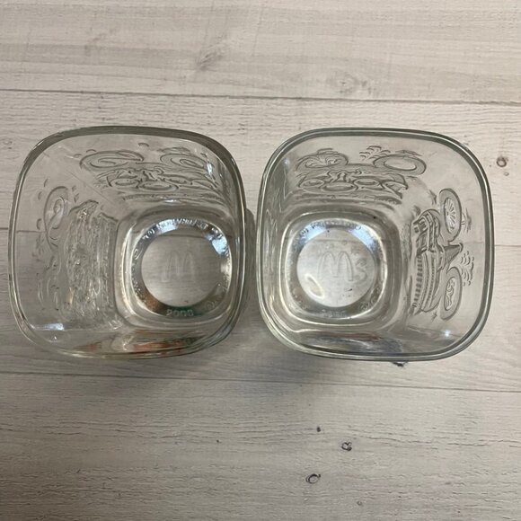 Walt Disney World Celebration McDonalds 2000 Mickey Mouse Glass Cups - Set of 2 - Picture 7 of 8